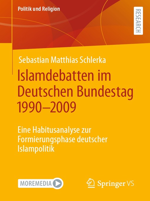 Title details for Islamdebatten im Deutschen Bundestag 1990–2009 by Sebastian Matthias Schlerka - Available